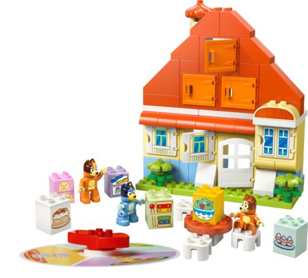 10459 LEGO® DUPLO® Berry Bluey šeimos namas su atminties žaidimu 