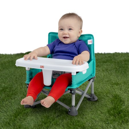 BRIGHT STARTS maitinimo kėdutė - busteris POP 'N SIT, TEAL, 17200 