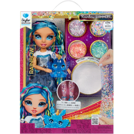 RAINBOW HIGH lėlė su slime rinkiniu, asort., 122395 