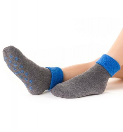 STEVEN kojinės neslystančiais padais ABS, pilkos, 155-018 23-25 155-018 23-25