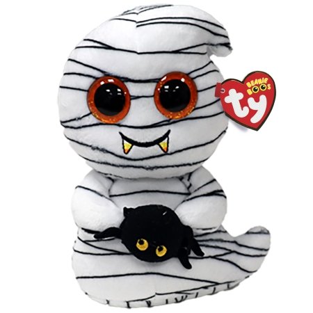 TY BEANIE BOO pliušinis žaislas vaiduoklis su voratinkliu OOOOKY, 15 cm, TY37351 