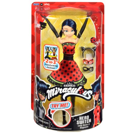 MIRACULOUS lėlė Hero Switch Ladybug Fashion Doll, 50414 