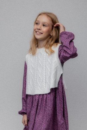 COCCODRILLO megztinis, kreminis, ZC5172801WGJ-003-140, 140 cm 