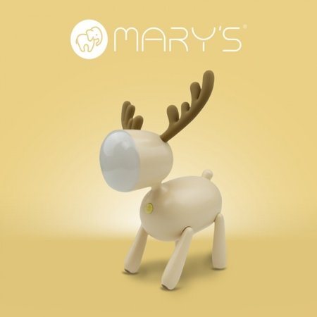 MARY'S LED naktinė lemputė DEER, Beige, MW20536 