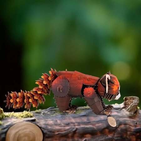 MAKEBUG 3D popierinė delionė Red Panda, MB-B-0013 