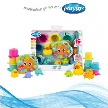 PLAYGRO vonios žaislų rinkinys Fun Play, 0188341 0188341