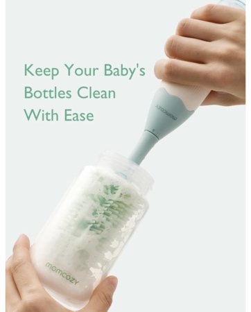 MOMCOZY buteliukų ir žindukų šepetėlių rinkinys PUSH-PRESS 