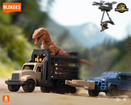 Blokees transformeris  Jurassic World Terraventure Surprise Wave  Dinosaur Capture Operation, asort., 75641 