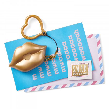 S.W.A.K. raktų pakabukas su garsu Matte Gold Kiss, 4114 4114
