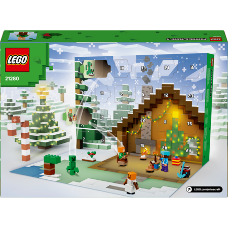21280 LEGO® Minecraft® 2025 metų advento kalendorius 