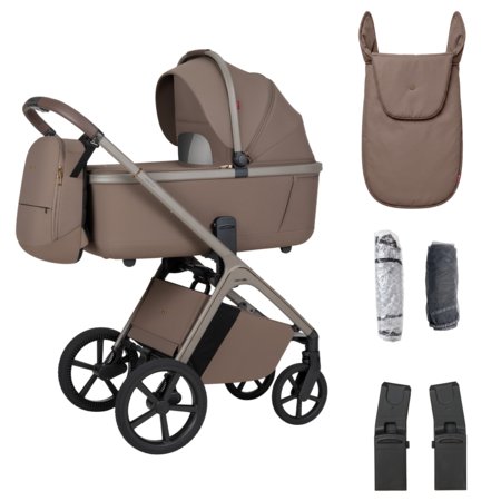 CARRELLO universalus vežimėlis 2in1 VECTOR, Coffee Beige, CRL-6553 