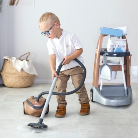 SMOBY valymo vežimėlis su dulkių siurbliu Rowenta, 7600330325 