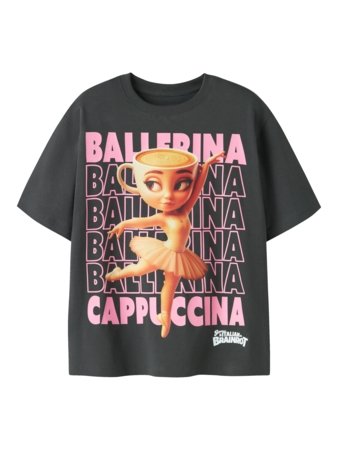 NAME IT BRAINROT marškinėliai trumpomis rankovėmis, 13260398-363D4A, 