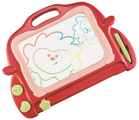 Magnetinė piešimo - rašymo lenta, raudona, 2310K0223 