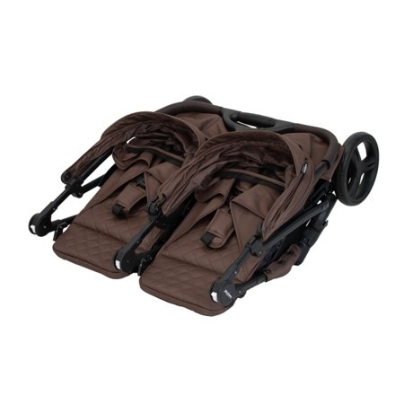 BABYTROLD sportinis vežimėlis dvyniams OS2, Chocolate, 13-82BRO 