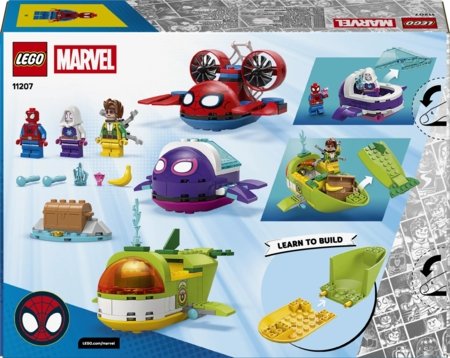 11207 LEGO® ǀ Marvel Spidey And His Amazing Friends Voriukas: povandeninės transporto priemonės 