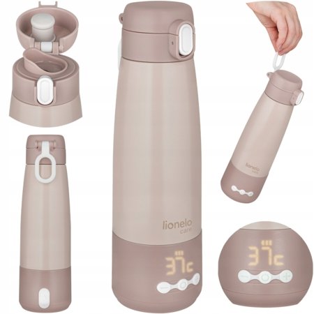 LIONELO buteliukų šildytuvas THERMUP BOTTLE, Beige sand, LOC-THERMUP BOTTLE 