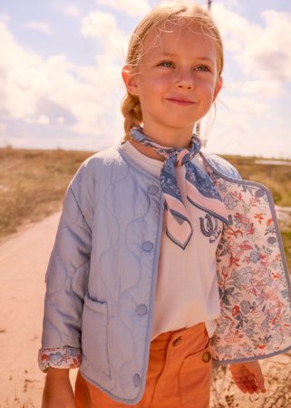 MAYORAL dvipusė striukė, sky blue, 3.452-25, cm 