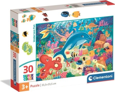 CLEMENTONI dėlionė Undersea Fun, 30 det., 20837 