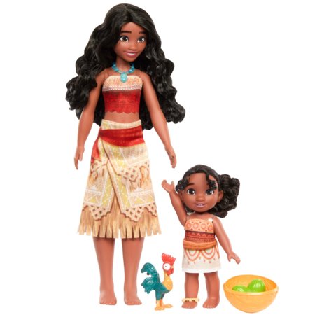 DISNEY MOANA lėlių rinkinys Moana ir Simea, JBT41 