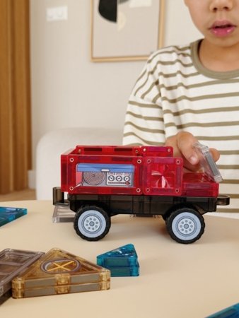 CLEVERCLIXX magnetinis konstruktorius Fire Rescue Pack Intense, 32 det., CC-1032 