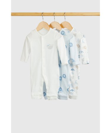 MOTHERCARE šliaužtinukas ilgomis rankovėmis, 3vnt., GF009 