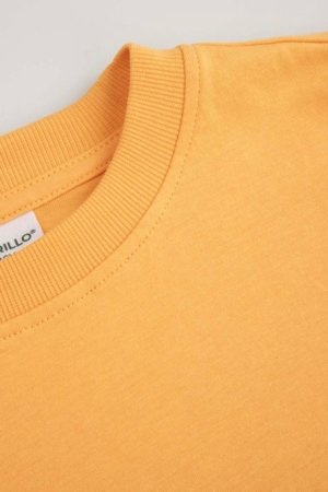 COCCODRILLO marškinėliai trumpomis rankovėmis, oranžiniai, WC6143205MBJ-006-140, 140 cm 