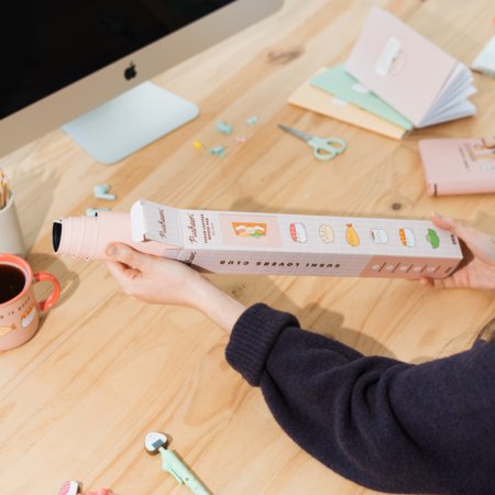 PUSHEEN pelės kilimėlis Sushi Roll vegan leather, MGGEPU06 