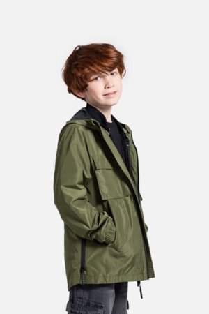 COCCODRILLO striukė OUTERWEAR BOY JUNIOR, žalia, WC5152402OBJ-027-164, 164 cm 
