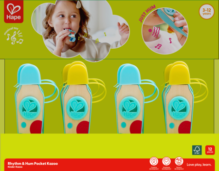 HAPE vaikiškas muzikinis žaislas kazu, E0643K 