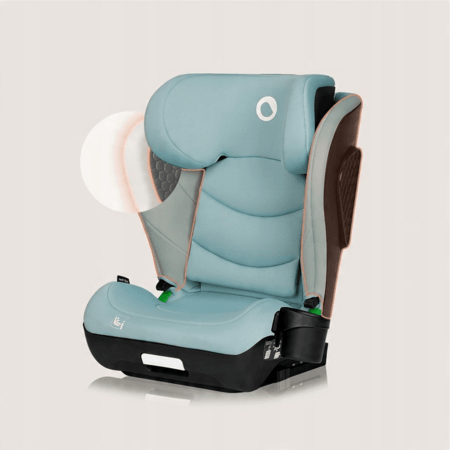 LIONELO automobilinė kėdutė NEAL I-SIZE, 100-150 cm., Green turquoise 