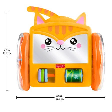 FISHER-PRICE riedantis katytės veidrodėlis, JLF98 