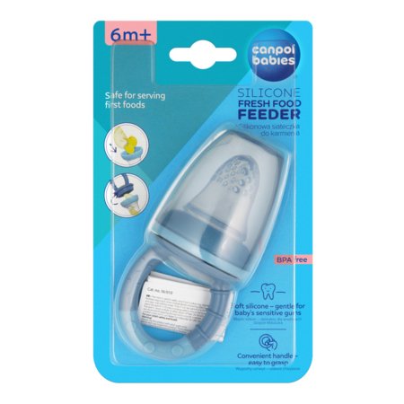 CANPOL BABIES silikoninis šviežio maisto maitintuvas, 56/010 blue2 
