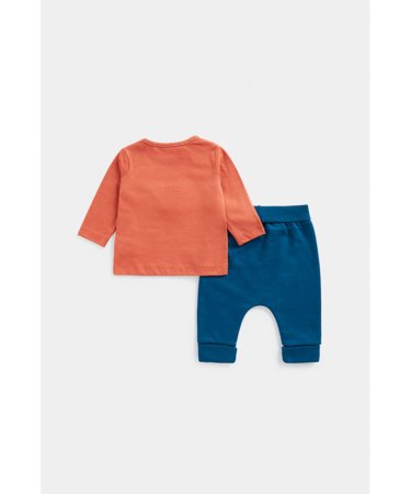 MOTHERCARE marškinėliai ilgomis rankovėmis ir kelnės, FB462 650996