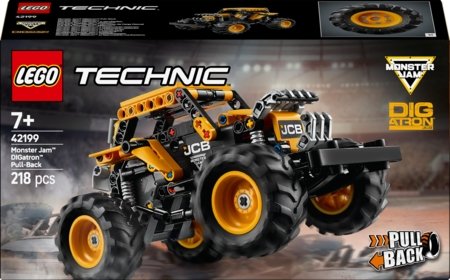42199 LEGO® Technic Monster Jam™ DIGatron™ su spyruokliniu mechanizmu 