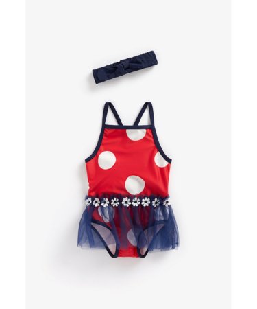 MOTHERCARE maudymosi kostiumėlis ir galvos juosta, BA025 577697