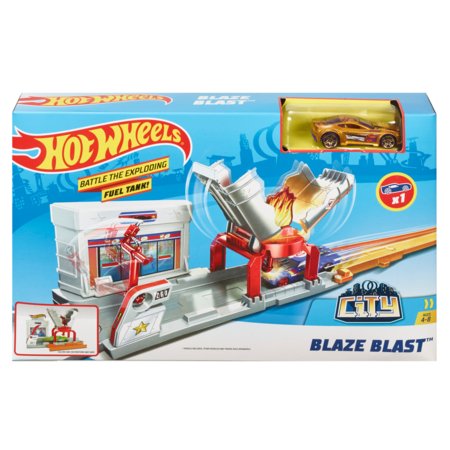 HOT WHEELS City išskleidžiamas žaidimų rinkinys, FJN34 