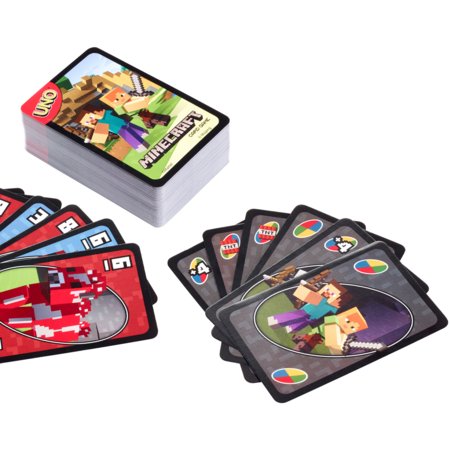 MATTEL GAMES UNO kortos Minecraft, FPD61 