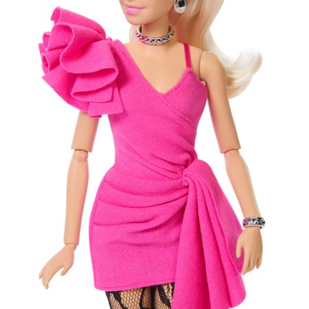 BARBIE DELUXE FASHIONISTAS mados lėlė rožine suknele, JJN73 
