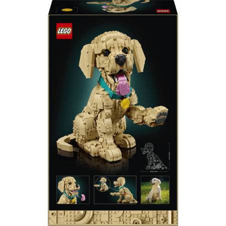 11384 LEGO® Icons Auksaspalvių retriverių šuniukas 