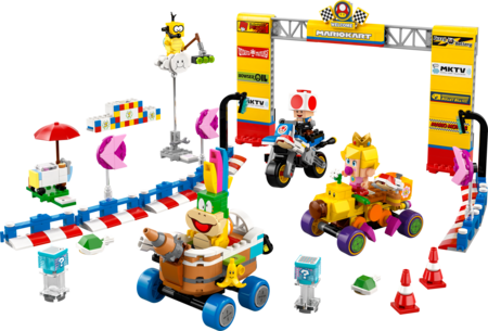 72036 LEGO® Super Mario Mario Kart™ – Baby Peach ir Grand Prix rinkinys 