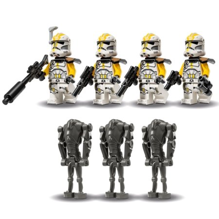 75431 LEGO® Star Wars™ 327 pagrindinio korpuso klonų karių kovos rinkinys 
