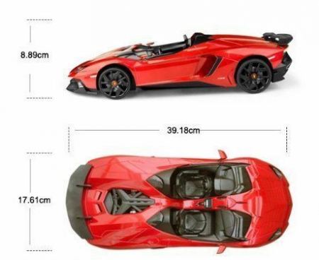 RASTAR automodelis valdomas Lamborghini Aventador 1:12, 57500 57500