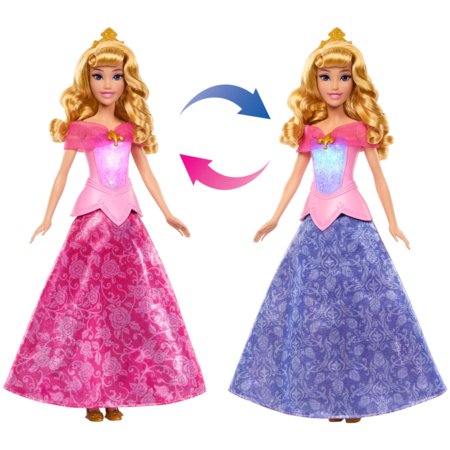 DISNEY PRINCESS lėlė Aurora su spalvos keitimo funkcija, JLK24 