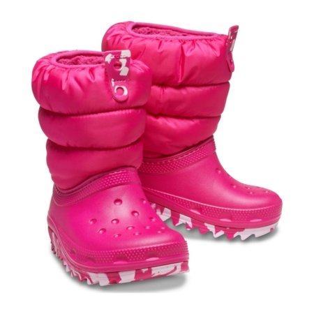 CROCS žieminiai sniego batai, rožiniai, 25 dydis, 207683-6X0 207683-6X0-25