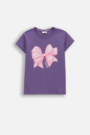 COCCODRILLO marškinėliai trumpomis rankovėmis, violetiniai, WC6143209VGA-016-116, 116 dydis 