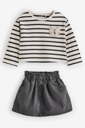 NEXT marškinėliai, sijonas ir pėdkelnės, K87520 104-110 