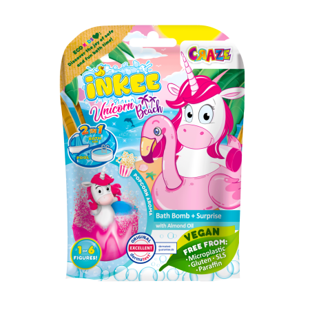 INKEE vonios bomba su staigmena Unicorn Beach, 35832EN 