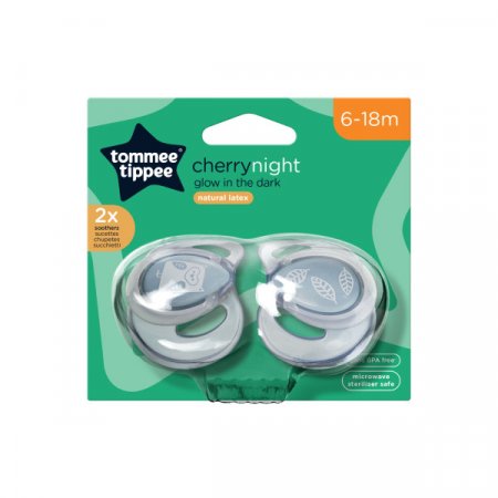 TOMMEE TIPPEE lateksiniai čiulptukai, 6-18 mėn., 2 vnt., 43354801 433548