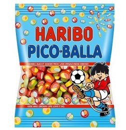 HARIBO guminukai PICOBALLA, vaisių skonio, 85 g., HARI0247 